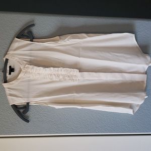 Ann Taylor ruffle front shell